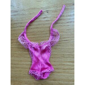 Beauty Secrets Barbie #1290 Doll Pink Lace Teddy Lingerie 1979